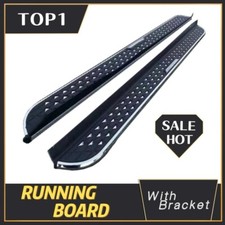 2pcs Aluminum Side Step fit for RAV4 2016 2017 2018 Nerf Bar Borad