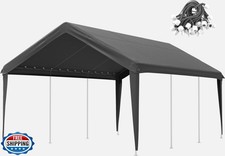 Carport Canopy Replacement Cover 12x20 Heavy Duty Outdoor Portable Car Canopy