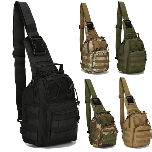 Mens sling chest bag - sling, molle