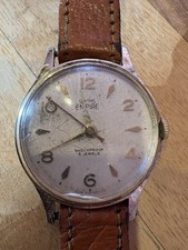 Vintage Smiths Empire 5 Jewels Shockproof Mechanical GB Case Men’s Watch Running