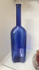 Tall cobalt blue - blue, bottle