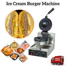 Ice Cream Burger Machine UFO Hamburger Maker Panini Press Baker Burger Presses