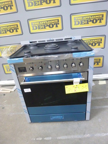 Smeg range cooker steel - range, st/steel