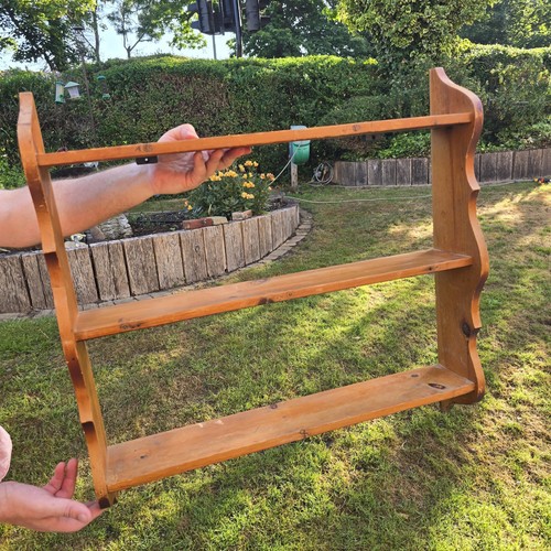 Vintage wooden pine - vintage, shelf