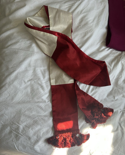 Hand made vintage priest - priest, red