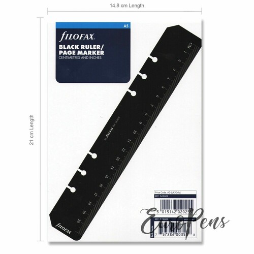 Filofax size black - size,