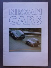 NISSAN Range orig 1987 UK Mkt