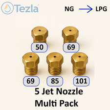 5 LPG Jets Cooker Hob Nozzles Injectors Conversion to LPG Propane G30 G31