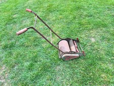 Vintage Webb Metal childrens Cylinder Toy Lawnmower