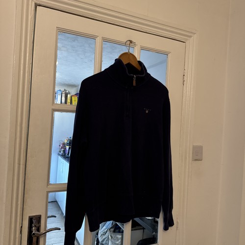 Gant men blue zip - blue, 1/4