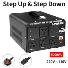 3000W/5000W Voltage Transformer Converter Step Down / UP 240V⇋110V UK⇋US Travel