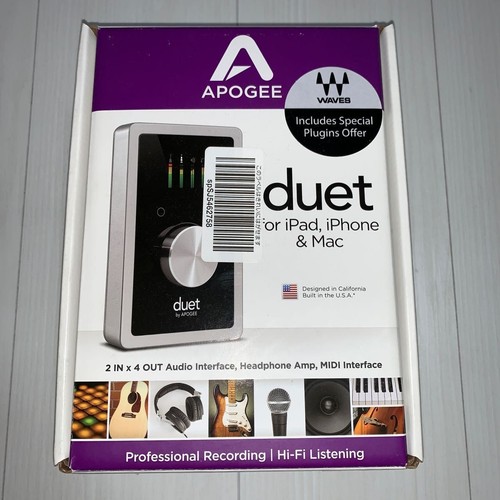 Apogee duet for ipad - for, usb
