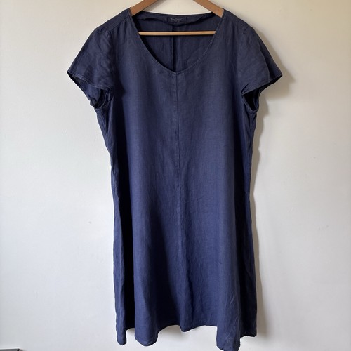 Backstage oska linen dress - linen,