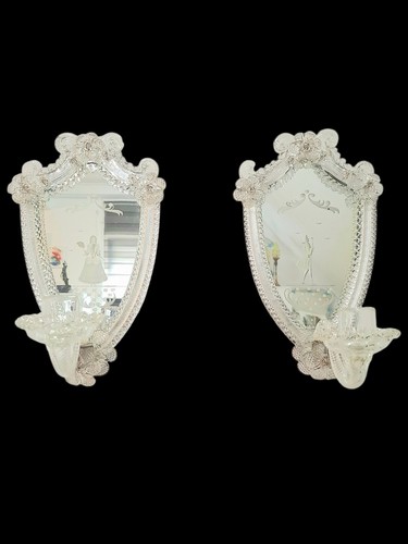 Pair antique 1920s venetian - pair,