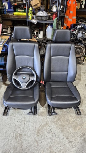 Bmw e84 front leather seats - bmw,