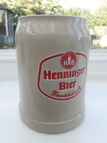 Beer stein henninger bier - beer,