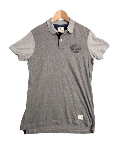 Soul cal mens grey - polo, shirt