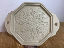 Scottish Thistle Shortbread Mould Baking Dish 27x21cm VGC 