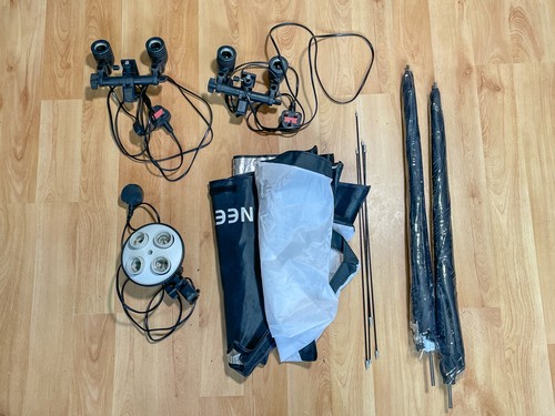 Photo studio lighting - kit, with