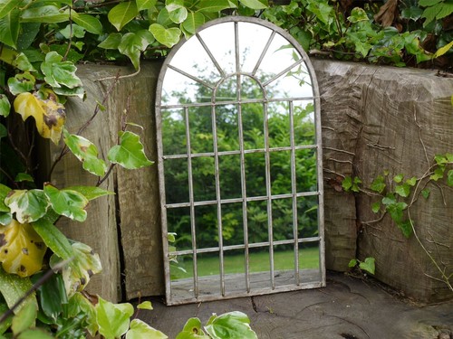 Deluxe arched metal - arched, glass