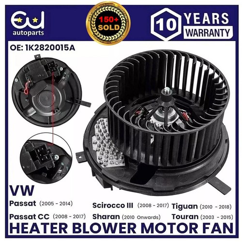 Heater blower motor fan - fan, vw