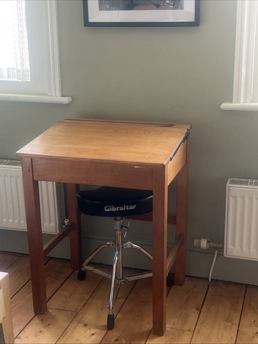 Vintage school desk - vintage,