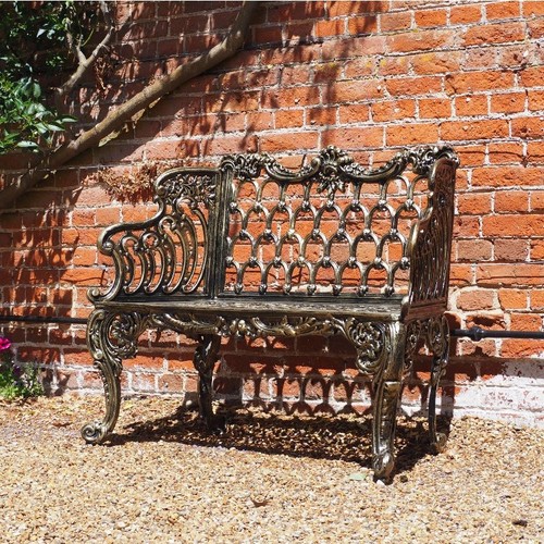 Metal garden bench - garden, ...colonial