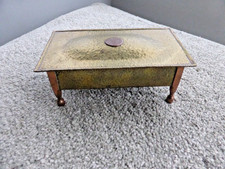 Trench Art  Brass Tobacco Box