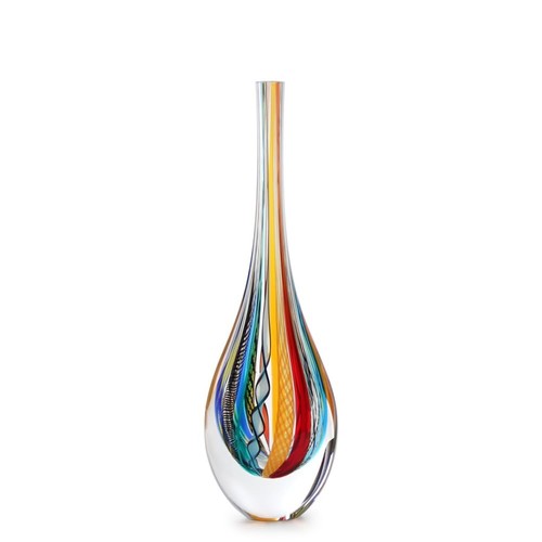 Oro small drop glass vase - small,