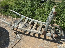 Vintage Wheel Barrow Collectible Display Feature
