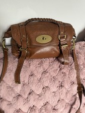 Authentic Mulberry Alexa Bag In Oak Regular Size