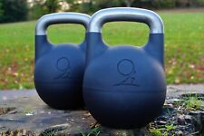 Omnibell Adjustable Steel Competition Kettlebells - Pair (12-32kg)