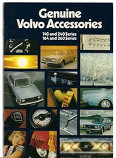 Volvo 140, 164, 240 & 260 Series Accessories 1975-1976 UK Market Sales Brochure