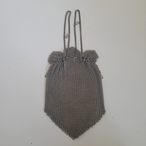 Antique vintage chain mail - chain,