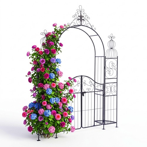 Rose arbour garden trellis - arbour,,