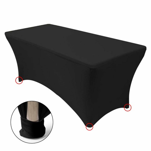 Black elastic massage table - elastic,