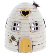 Shudehill Giftware Village Pottery Cream Beehive Dome Tealight Holder