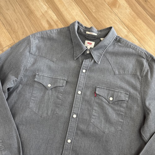 Levis denim shirt mens - levis,