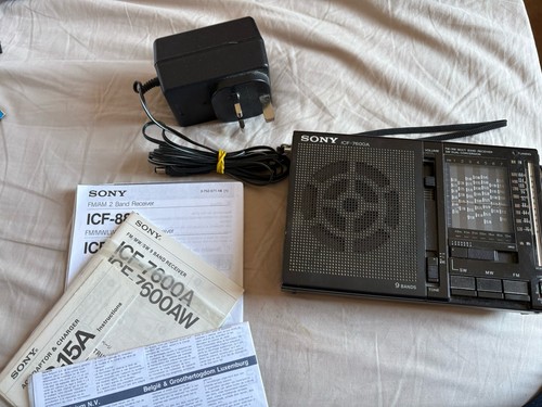 Sony radio icf - radio, 7600a
