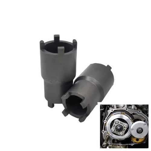 Motorcycle clutch nut - clutch, removal