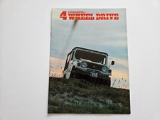 DAIHATSU F20 F50 SALES BROCHURE 1977 1978