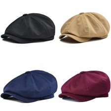 8 Panels Newsboy Flat Cap Mens