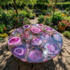 Natural Pink Agate Coffee