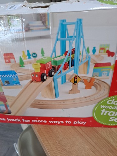 Wooden train set - wooden,