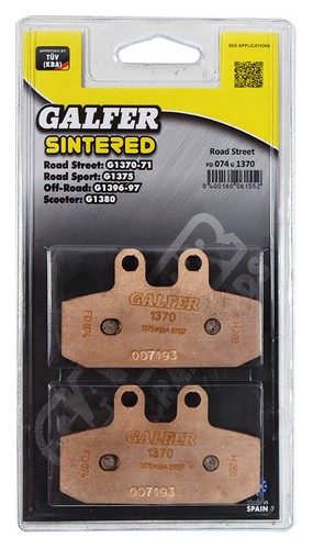 Galfer brake pads front - front, for