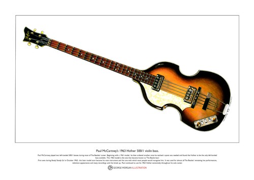 Paul mccartney 63 hofner - paul,