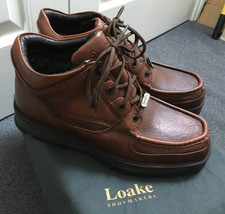 Mens Loake Brown Waxy Leather Mid Boots UK10-11* - Retro 90's Rockport XCS style