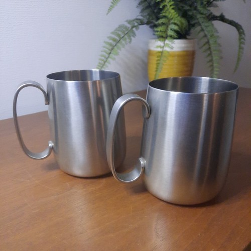 Vtg old hall stainless - x,