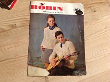 Aran hand knitting wool jumper