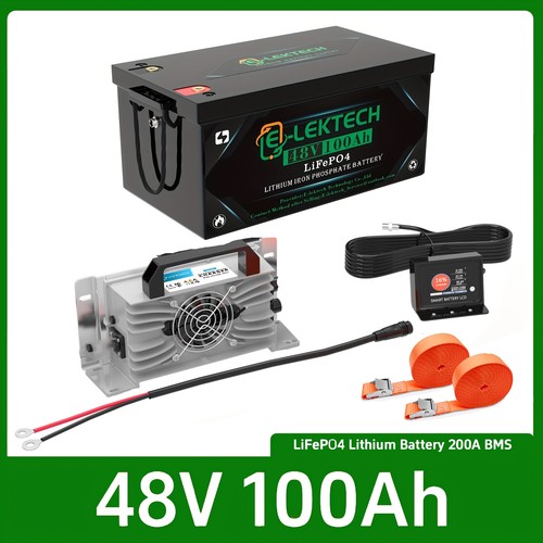 Lektech 48v 100ah lithium - 48v,
